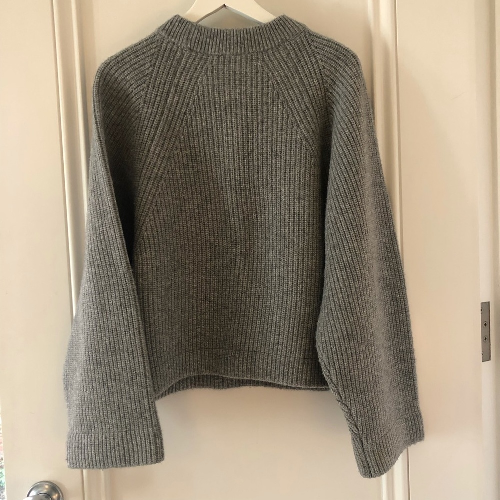 Cathrine Hammel Merino Wool Yak Ribbed Sweater - Picture 2 of 5